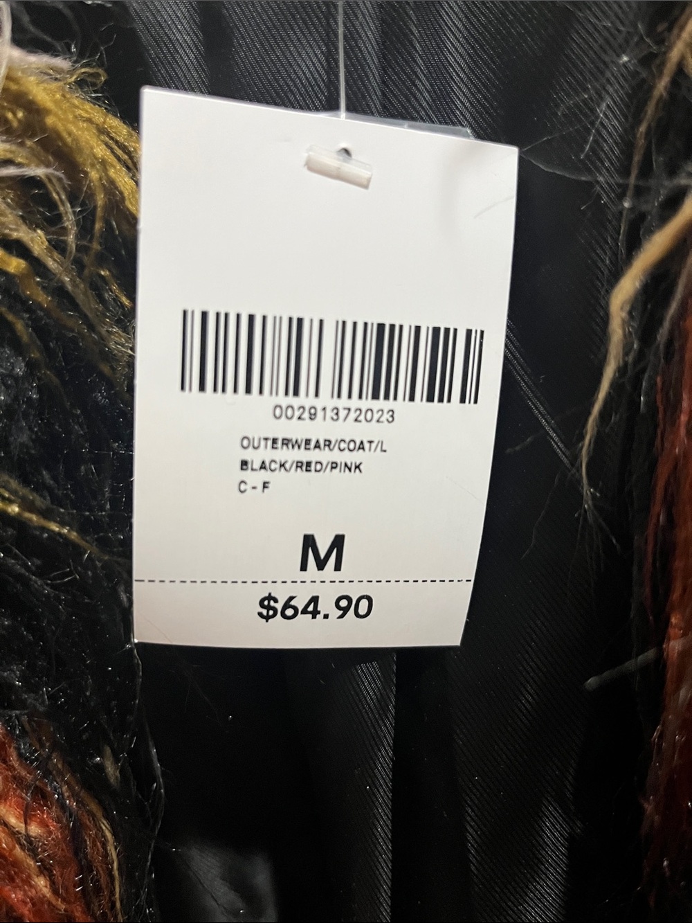 Forever 21 Multicolor Faux Fur Statement Jacket - Pink/Green/Black - Picture 2 of 4